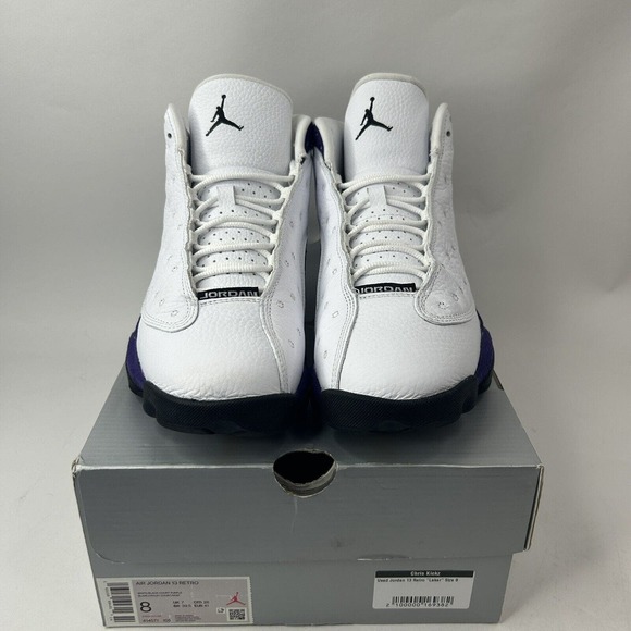 Nike Shoes Air Jordan 13 Retro “Lakers/Purple White” 2024 - Picture 2 of 8